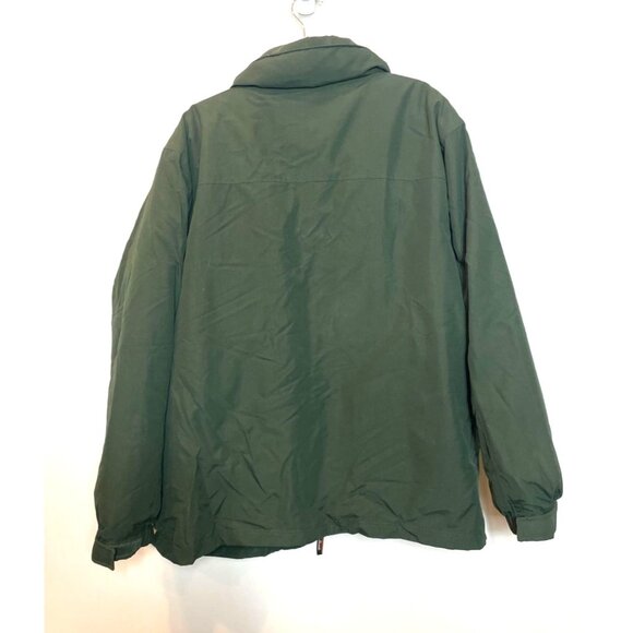 L.L. Bean Mens 3-In-1 Outdoor Jacket Army Green XL Polyester Shell & Insulation - Picture 3 of 16